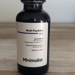 Minimalist Multi-Peptides 19% Face Serum 1.01oz Smoothes Wrinkles